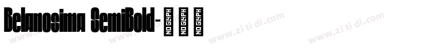 Belanosima SemiBold字体转换 Belanosima SemiBold字体转换